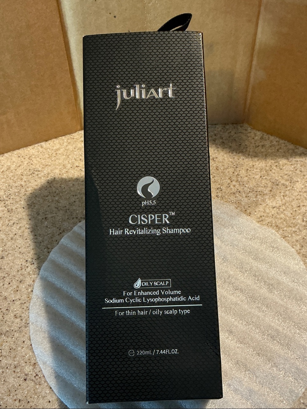 Juliart CISPER Hair Revitalizing Shampoo Thin Hair/Oily Scalp 7.5 oz Sealed Box